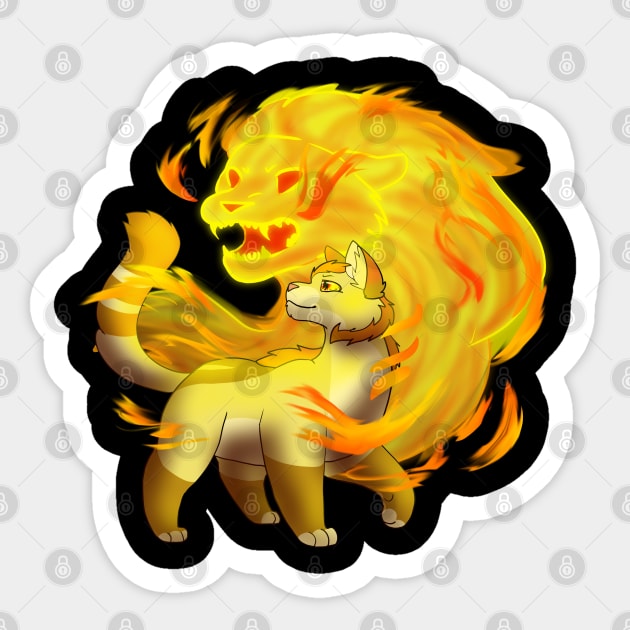 Lionblaze Sticker by TangletallonMeow